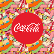 Diseño de patrón para Coca Cola. Pattern Design.. Un projet de Direction artistique, Design  et Illustration traditionnelle de Óscar Lloréns - 13.07.2014