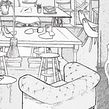 Boceto Set Rodaje Allianz. Cinema, Vídeo e TV, Design de interiores, Ilustração tradicional, e Publicidade projeto de Luaiso Lopez - 05.06.2014