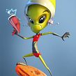 Alien. 3D, Animação, Design de personagens, e Escultura projeto de Luis Arizaga - 18.10.2015