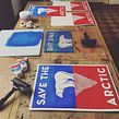 Campaña para Greenpeace "Save the Artic". Arts, Crafts, Design, Traditional illustration, T, and pograph project by Pablo Salvaje - 05.07.2016