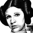 Leia . Projekt z dziedziny  Kino, Komiks, Trad, c i jna ilustracja użytkownika Joaquín Rodríguez - 20.12.2015