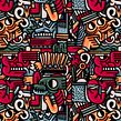 Pattern Design analógico y digital; MI PROYECTO FINAL.. Un progetto di Fumetto, Design, Character design, Illustrazione tradizionale e Packaging di Juan Díaz-Faes - 18.01.2016