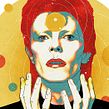 Yorokobu // Rock´n´Draw / David Bowie y las estrellas. Un projet de Illustration traditionnelle , et Musique de Oscar Giménez - 11.01.2016