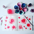 Diseño de patrones para pañuelos de seda. Design, Accessor, Design, Product Design, and Painting project by Mónica Muñoz Hernández - 03.10.2016