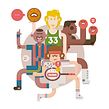 ICON Sport Mgz. El País. Un proyecto de Diseño de personajes, Diseño editorial e Ilustración tradicional de Del Hambre - 30.04.2016