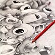 Disegni. Un progetto di Belle arti e Illustrazione tradizionale di Óscar Lloréns - 03.05.2016