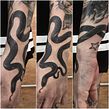 Serpiente. Free hand.. Street Art, Fine Arts, Design, Jewelr, Design, and Traditional illustration project by Aníbal Pantoja - 05.16.2016