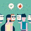 REVISTA ÏU (Club Ushuaïa). Tinder. Un proyecto de Diseño editorial, Ilustración tradicional y Publicidad de Del Hambre - 04.07.2016