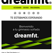 Diseño Campaña DreamFit - Email Marketing. Un proyecto de Marketing de Néstor Tejero Bermejo - 20.09.2016