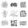 Hecho a Mano (lettering, monogramas y logos). Een project van  Br, ing en identiteit, Kalligrafie, T y pografie van Quique Ollervides - 16.10.2014