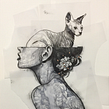 "Untitled" AUSENCIA / PRESENTE Expo Colectiva en GAMA CREA , Ciudad de México 2016. Un projet de Art urbain, Illustration traditionnelle , et Peinture de Alex Arizmendi - 30.09.2016