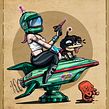 Futurama /// Fan Art . Traditional illustration project by Guacala Studio - 11.28.2016