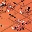 London Spectrum Map. Un proyecto de Diseño gráfico e Ilustración tradicional de Mᴧuco Sosᴧ - 26.12.2016