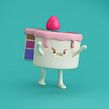 COMIDA PARA WOMEN'S HEALTH UK. 3D, Character Design, and Traditional illustration project by Aarón Martínez - 03.18.2017