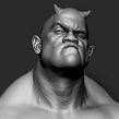 Demon head,modelado en Zbrush.. Un projet de 3D de Rafa Zabala - 13.05.2017