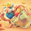 Mr. Lemonade. 3D, and Traditional illustration project by Fer Aguilera Reyes - 07.11.2016