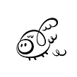 FLYING PIGGIES (Branding). Design projeto de David Duprez - 31.07.2012