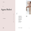 Agata Bielen (freebie). Art Direction, Graphic Design, Interactive Design, and Web Design project by Adrián Somoza - 08.08.2017