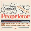 Proprietor — Type Family Ein Projekt aus dem Bereich T und pografie von Yani&Guille - 18.09.2017