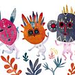 Niños salvajes. Character Design, and Traditional illustration project by Adolfo Serra - 10.05.2017