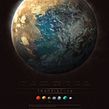 TRAPPIST - 1. Projekt z dziedziny Trad, c i jna ilustracja użytkownika Guillem H. Pongiluppi - 01.06.2017