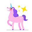 Unicorn Stickers Pack. Animation, and Character Animation project by Moncho Massé - 05.01.2017