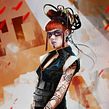 Chicas en Acción. Un progetto di Cinema, video e TV, Fumetto, Illustrazione tradizionale, Pittura, Belle arti e Character design di J.Alexander Guillen - 08.12.2017