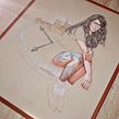 La contemplación. Ilustração tradicional projeto de Elena Pancorbo - 13.12.2017