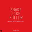 Share Like Follow Bcn. Design project by Xavier Grau Castelló - 03.12.2018