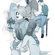 Vanity Fair, colaboración mensual.. Traditional illustration, and Digital Illustration project by Óscar Lloréns - 05.07.2018