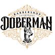 Doberman Barbershop. Design, Traditional illustration, T, pograph, and Lettering project by Havi Cruz - 05.10.2018