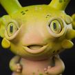 Axolotl Verde Ein Projekt aus dem Bereich Bildende Künste, Design von Figuren, Skulptur, Traditionelle Illustration und Malerei von Mitote Rodela - 30.05.2018