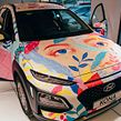 Hyundai. Presentación del nuevo coche en Madrid, noviembre de 2017. . Projekt z dziedziny Trad, c, jna ilustracja i  Malarstwo użytkownika Beatriz Ramo (Naranjalidad) - 04.11.2017