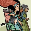 8th march. Women International day. GVA.. Un proyecto de Ilustración tradicional de Cristina Durán & Miguel Á. Giner Bou - 26.06.2018