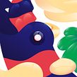 Cerveza Indio. Traditional illustration, Creativit, and Art Direction project by Mr. Kone - 07.01.2018