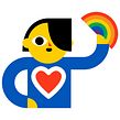 INSTAGRAM PRIDE STICKER. Un progetto di Illustrazione digitale di José Antonio Roda Martinez - 01.06.2017