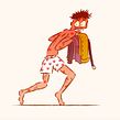 Ciclo de Andar para el #Animathon de Domestika. Een project van 2D-animatie van Josep Bernaus - 17.11.2018