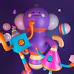 MÁS COSAS 3D. 3D, Design de personagens 3D e Ilustração tradicional projeto de Aarón Martínez - 21.12.2018