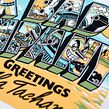 Greetings From Ha Tachana. Drawing, Art Direction, Graphic Design, Traditional illustration, Lettering, and Screen Printing project by Ink Bad Company - 01.09.2019