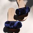 Pom Slip-Ons. Creativit, Design, Shoe Design, and Fashion Design project by Binge Knitting - 02.11.2019