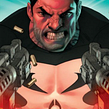 Punisher , MARVEL. Comic project by Ariel Olivetti - 02.11.2003