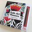 Folk Art Flowers, Quarto Publishing. Painting project by Maya Hanisch - 02.20.2017