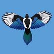 European Magpie. . 3D, Animation, Fine Arts, Character Design, and Paper Craft project by Diana Beltran Herrera - 03.05.2019
