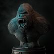 king kong _ test fibermesh. 3D Animation, 3D Character Design, and 3D Modeling project by Luis Alberto Gayoso Berrospi - 05.01.2019