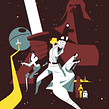 Star Wars Day. Poster Design, Character Design, and Digital Illustration project by José Luis Ágreda - 05.05.2019