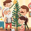 Navidad Bancolombia (2014). Traditional illustration, and Advertising project by Raeioul - 05.23.2019