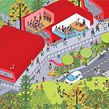 Mural EXPLORA. Een project van Traditionele illustratie van Raeioul - 23.05.2019