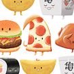 comida con pies. Ilustração tradicional projeto de Raeioul - 23.05.2019