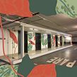 Murales Edificio Apoquindo 2929. Un progetto di Street Art e Creatività di Trini Guzmán (holaleon) - 07.06.2019