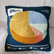 Gráfico de torta. Un projet de Artisanat, Broderie , et Design  de Carolina Bello - 13.12.2018